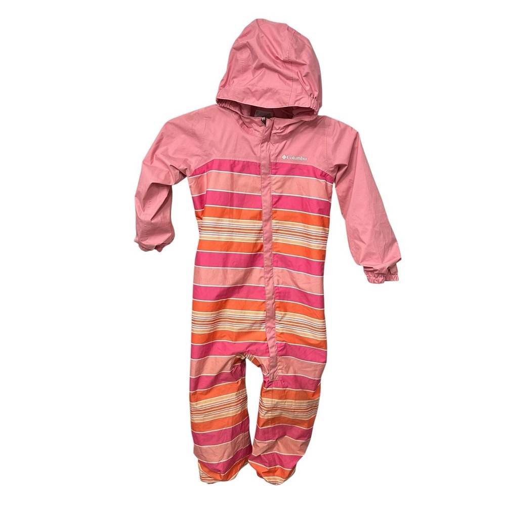 Columbia Rain Suit Size 4T Critter Jitters II Omni-Tech Waterproof Multi 1 Piece